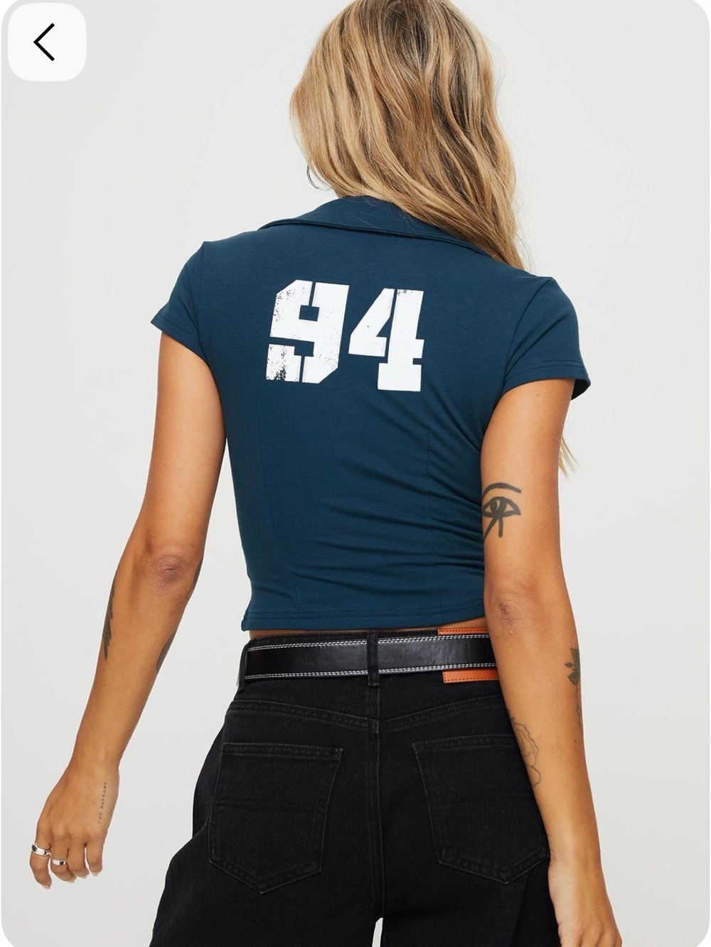 Princess Polly Teal Short Sleeve Tee - Picture 2 of 5